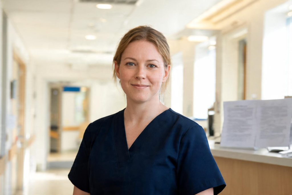 Nurse on a hospital ward